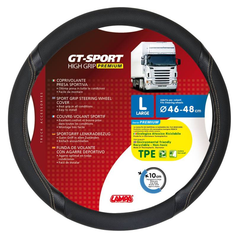 Lampa 98021 Lenkradhülle, thermoplastisches Elastomer (TPE) gt-l Sport von Lampa
