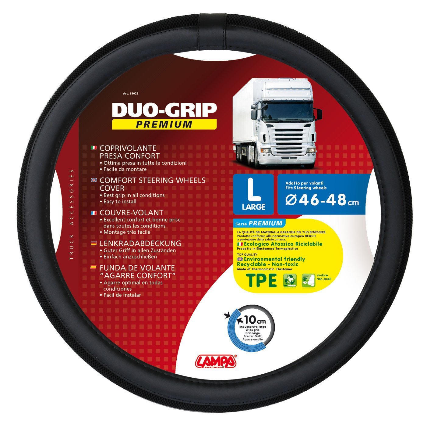 Lampa 98025 Lenkradbezug TPE Duo-Grip L Lampa 98025 Lenkradbezug TPE Duo-Grip L von Lampa