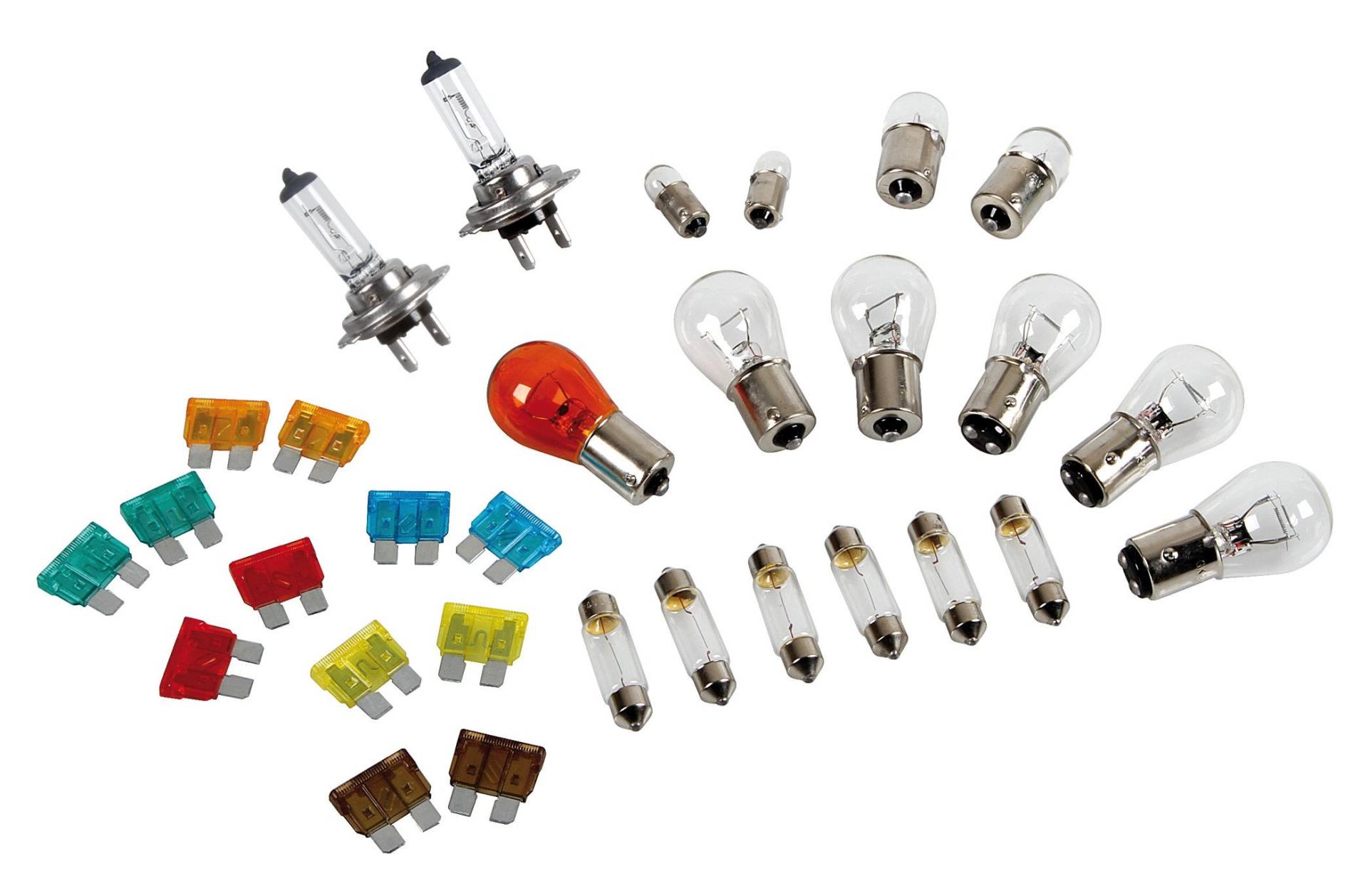 Lampa 98267 super-kit 18 Lampen und 12 Sicherungen mit 2 x H7, 24 V von Lampa