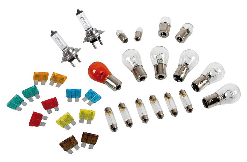 Lampa 98267 super-kit 18 Lampen und 12 Sicherungen mit 2 x H7, 24 V von Lampa