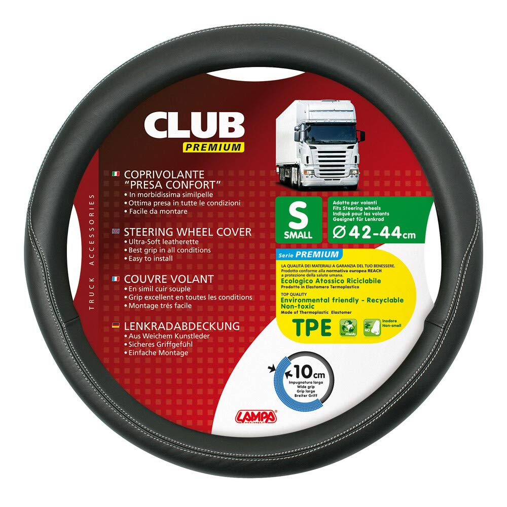 LAMPA 98845. Lenkradbezug Club Premium S, Schwarz LAMPA 98845. Lenkradbezug Club Premium S, Schwarz von Lampa