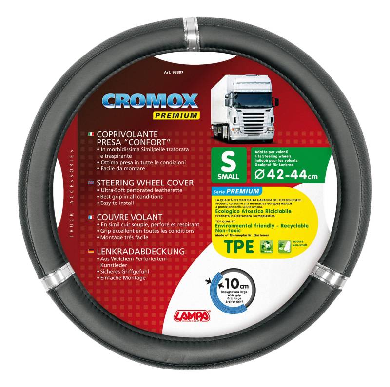 Lampa 98897 S Cromox Premium Steering-Wheel Cover von Lampa