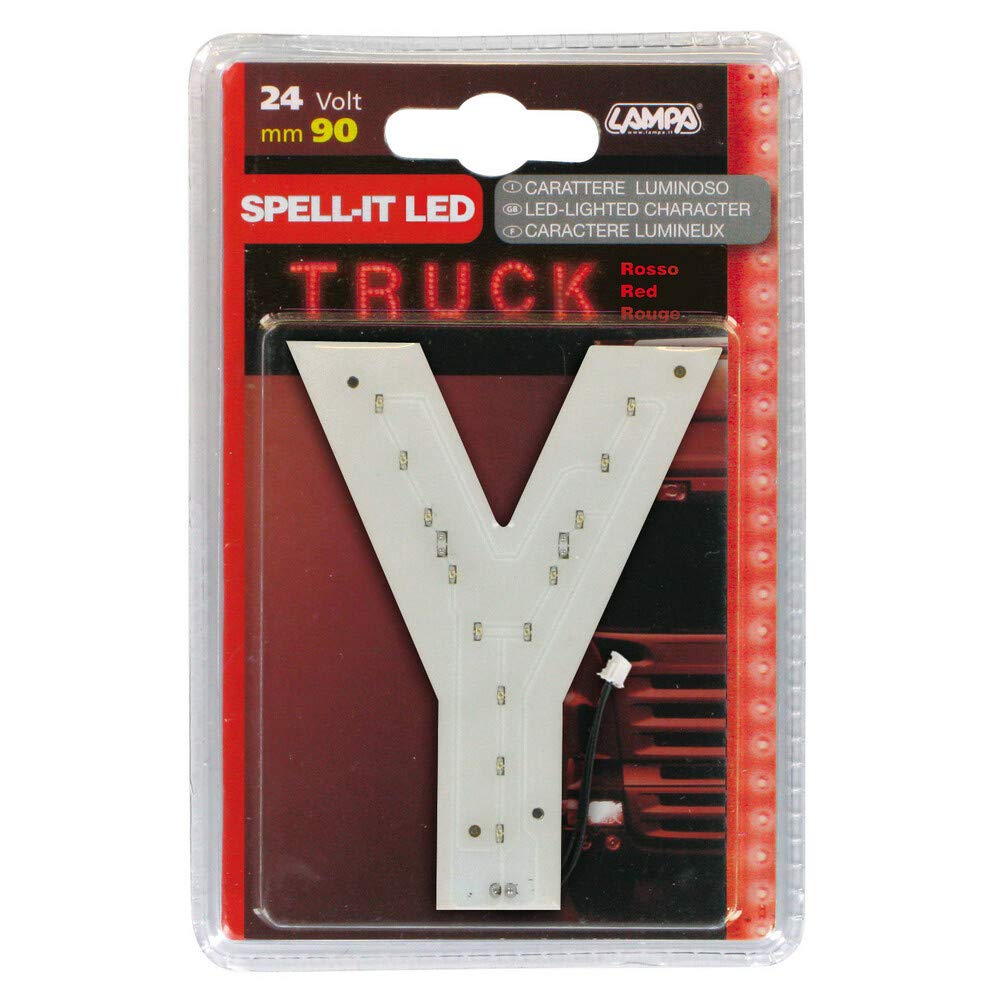 Lampa 98954 Spell-It LED, 90 mm, 24 V - Rot - Y Lampa 98954 Spell-It LED, 90 mm, 24 V - Rot - Y von Lampa