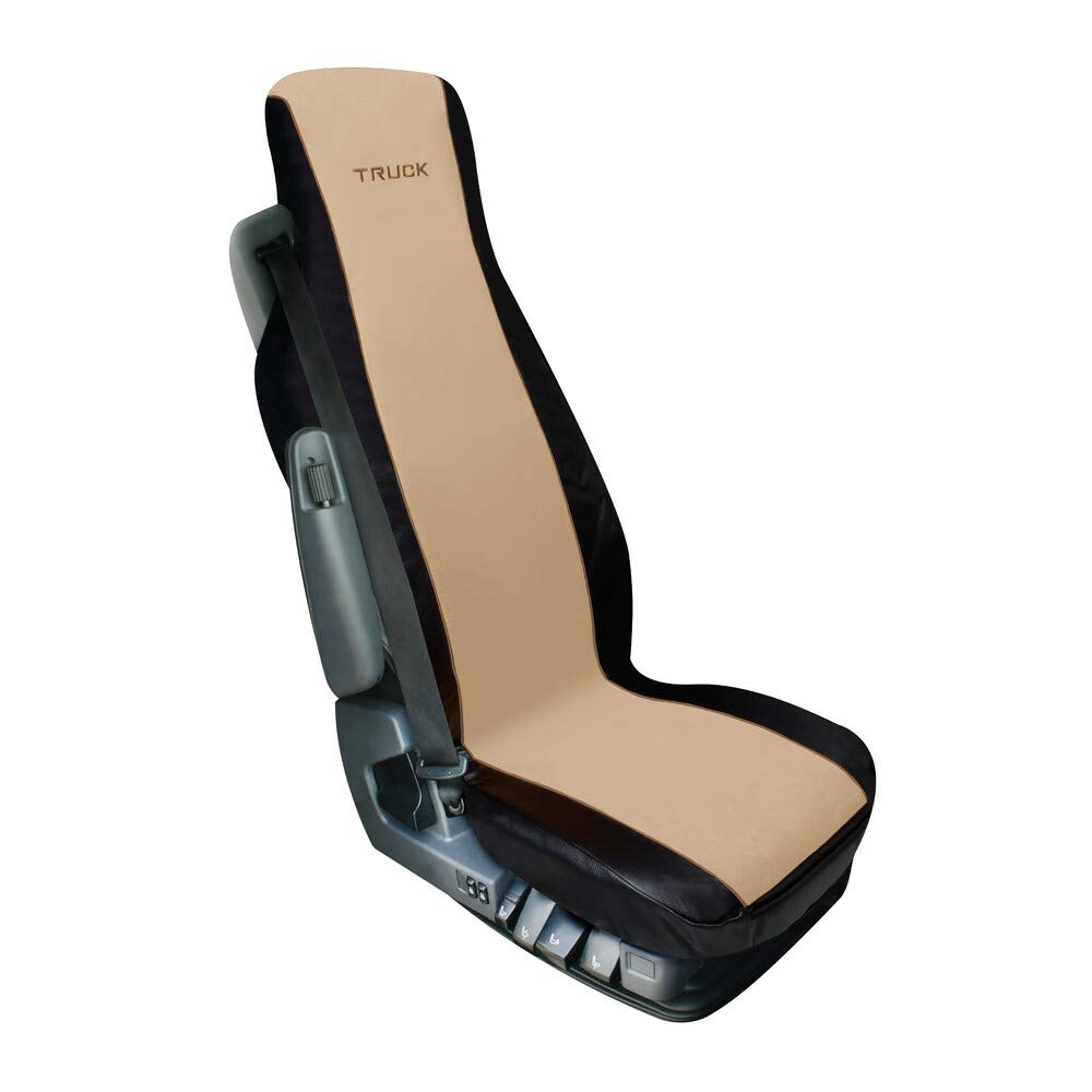 Lampa Elisa LKW Sitzbezug aus Polyester und Kunstleder in beige-schwarz Lampa Elisa LKW Sitzbezug aus Polyester und Kunstleder in beige-schwarz von Lampa