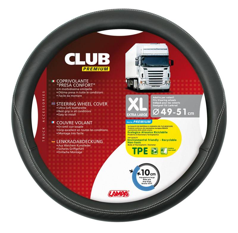 LAMPA 98848. Lenkradbezug Club Premium XL von Lampa