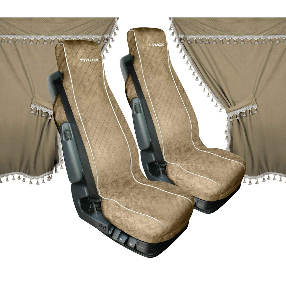 Lampa Melissa Innenraum-Set Mikrofaser Sitzbezüge und Gardinen in beige Lampa Melissa Innenraum-Set Mikrofaser Sitzbezüge und Gardinen in beige von Lampa