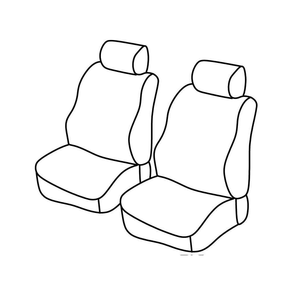 Lampa Sitzbezüge Superior - Beige - passend für Ford Transit Custom (10/12>12/17) von Lampa