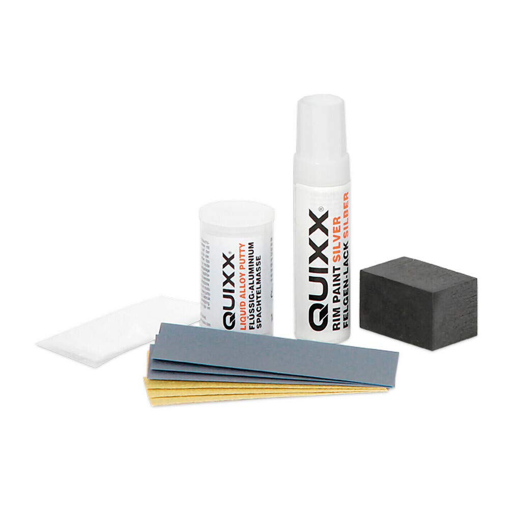 Quixx, Reparaturset für legierte Felgen, Farbe:Silber von Lampa