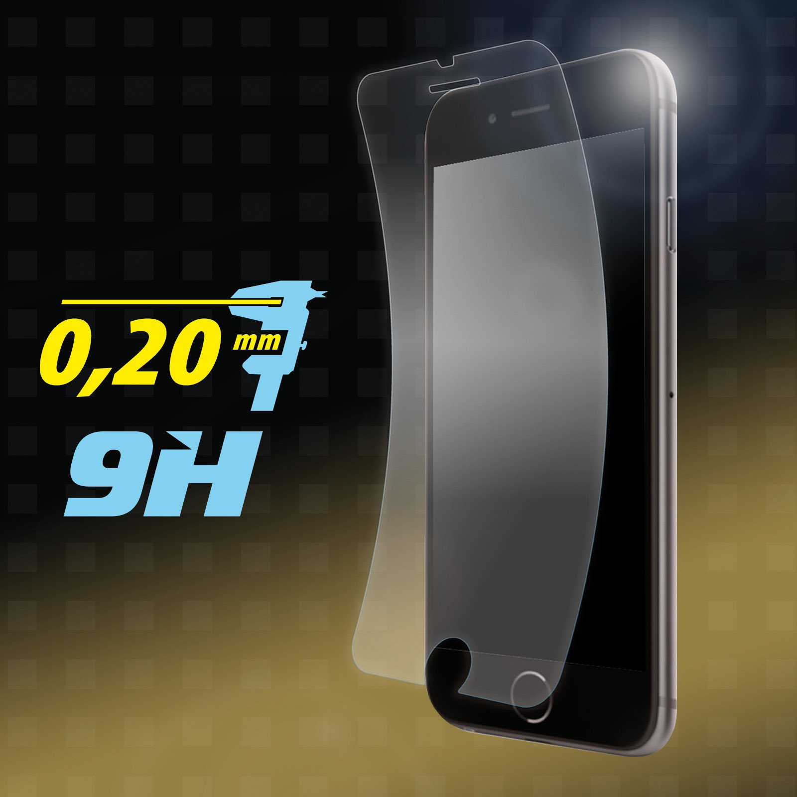 Ultra Glass, Vetro Temperato Ultra Sottile - Apple iPhone 6 Plus / 6s Plus von Lampa
