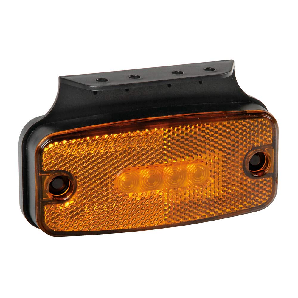 Umrissleuchte mit Rückstrahler und Bügel, 10/30V - 4 LED - Orange Umrissleuchte mit Rückstrahler und Bügel, 10/30V - 4 LED - Orange von Lampa