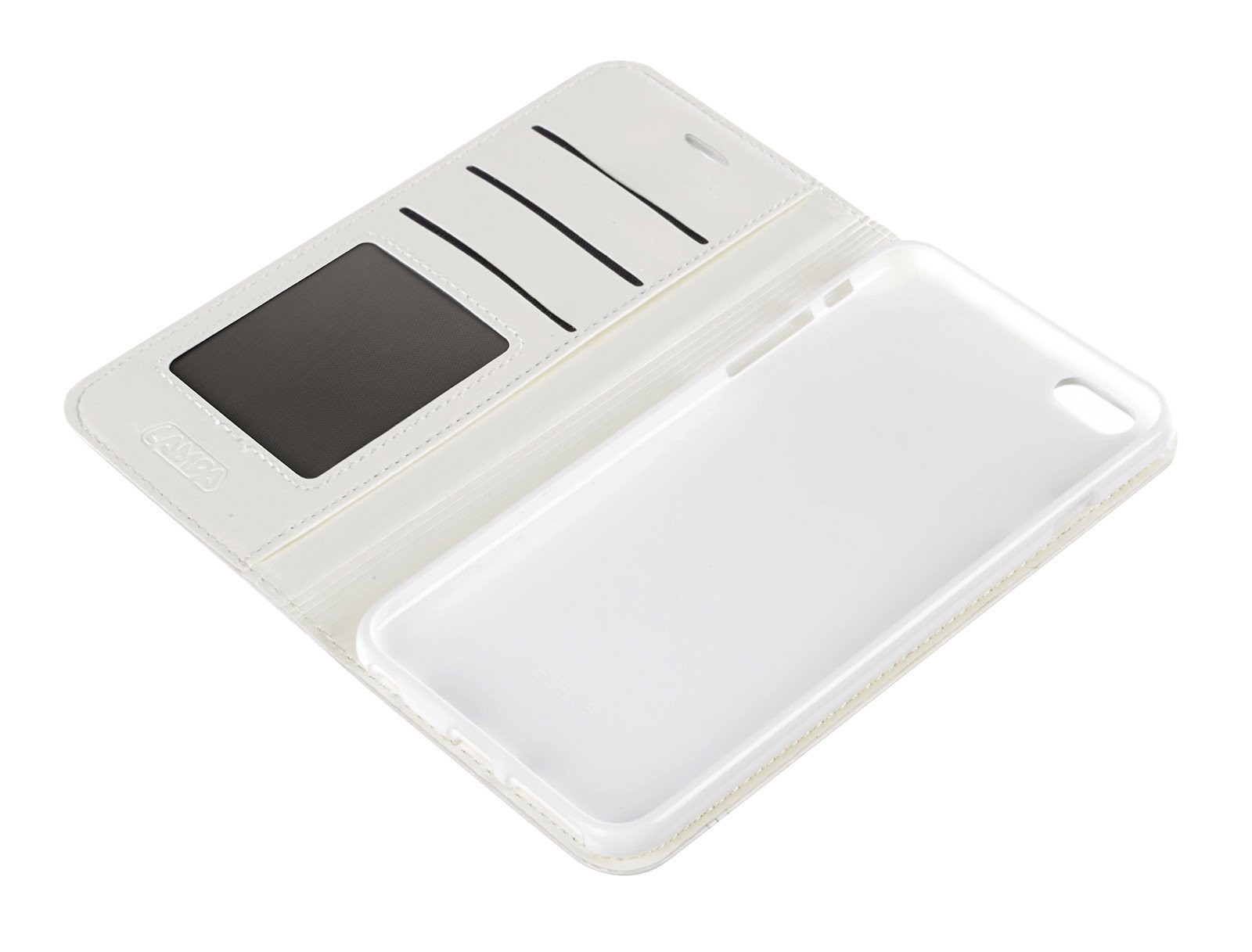 Wallet Folio Case, Cover A Libro - Apple iPhone 6 Plus / 6s Plus - Bianco von Lampa
