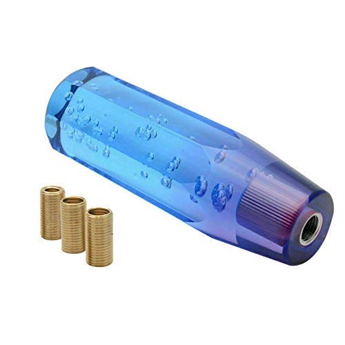 Universal Aluminium Schaltknauf, LanCo Hebel Schaltknauf Aluminiumlegierung mit einer Länge von 15 cm blau lila von LanCo
