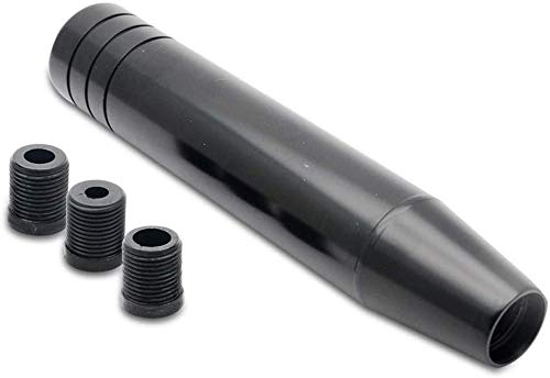 Universal Aluminium Schaltknauf, LanCo Schaltknauf Aluminiumlegierung mit einer Länge von 18cm Schwarz von LanCo