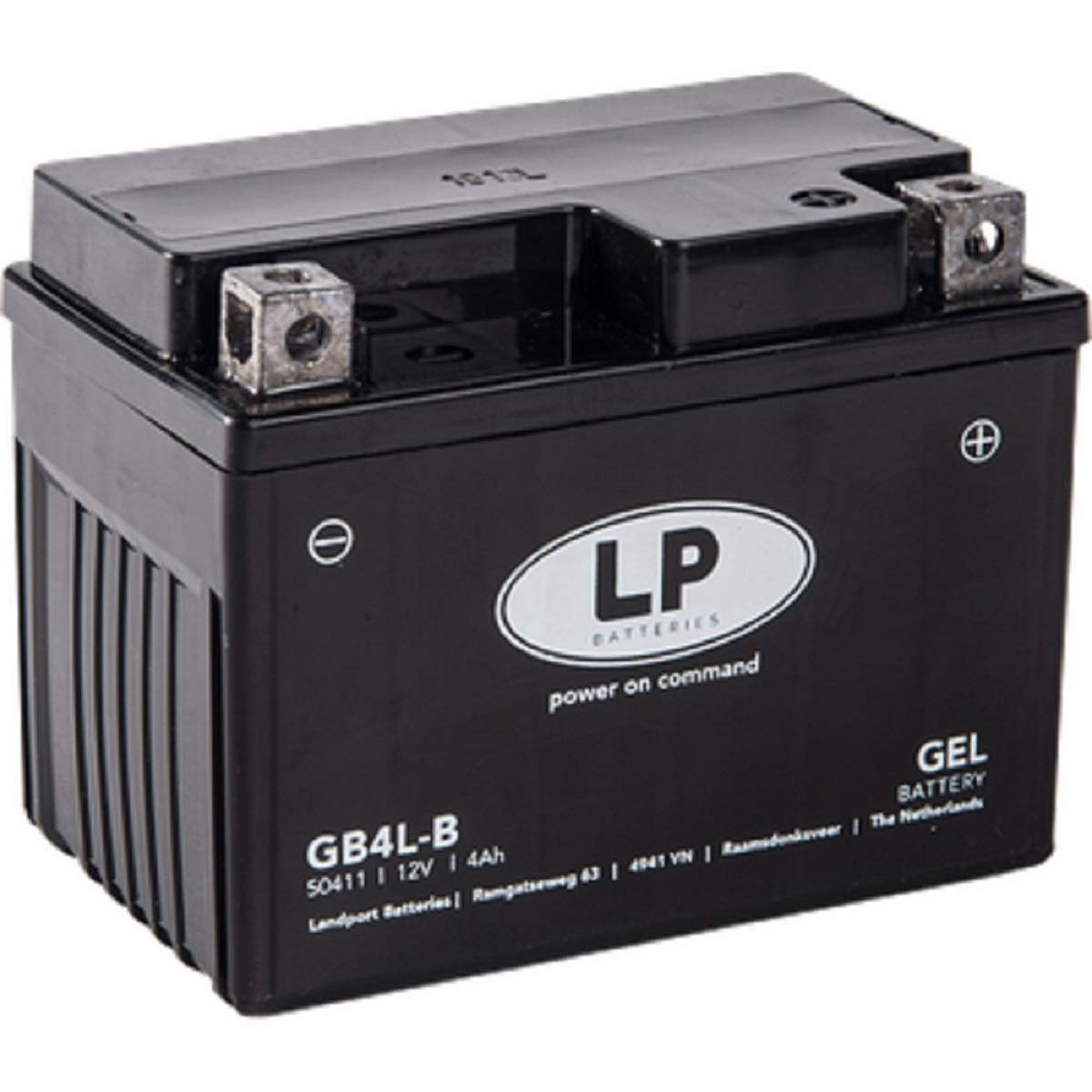 Landport Gel Roller- u. Motorradbatterie GB4L-B DIN 50411G (YB4L-B Gel) von Landport