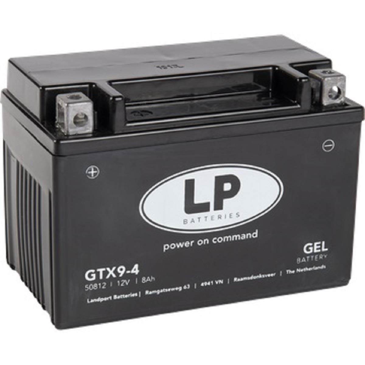 Landport Gel Roller- u. Motorradbatterie GTX9-4 (YTX9-BS Gel) DIN 50812 von Landport