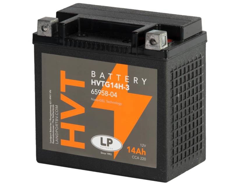 Landport Motorradbatterie Gel GHD14H-3 (YHD14HL-BS) 12v 14ah CCA 220A von Landport