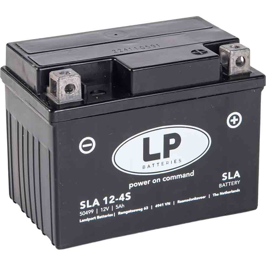 Landport SLA 12-4S Motorrad Batterie, 12 V 4 AH von Landport