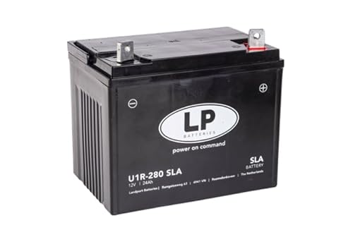 U1R-280 SLA-AGM Technologie Rasenmäherbatterie 12V/24Ah280A absolut wartungsfrei von Landport