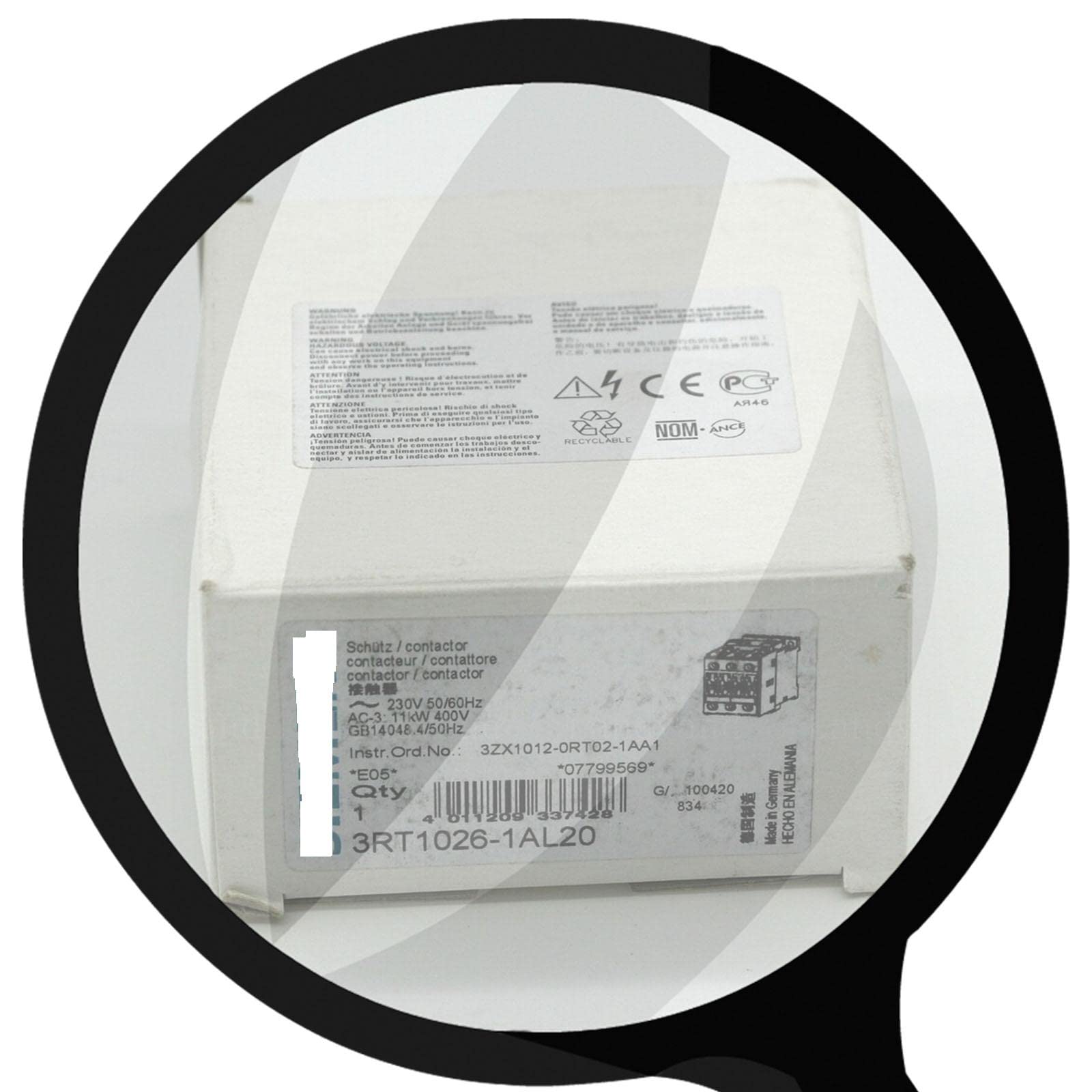New in Box 3ZX1012-0RT02-1AA1 3 Phase 7.5KW 220V AC 3RT1026-1AL20 New in Box 3ZX1012-0RT02-1AA1 3 Phase 7.5KW 220V AC 3RT1026-1AL20 von Landvand