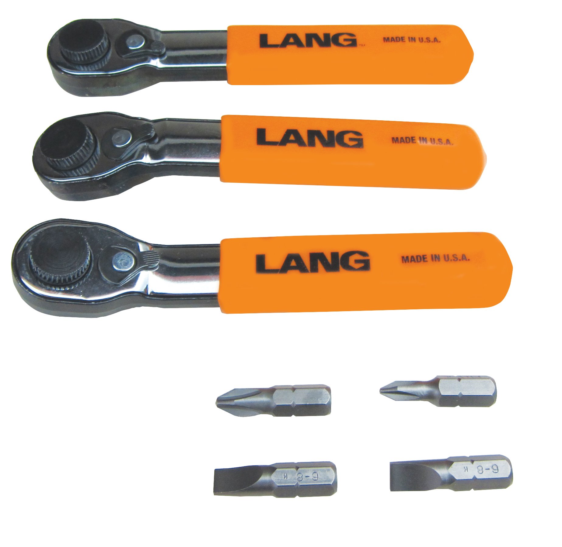 Lang 7pc Ratchet feinen Zahn Bit-Schlüssel-Satz Lang 7pc Ratchet feinen Zahn Bit-Schlüssel-Satz von Lang Tools