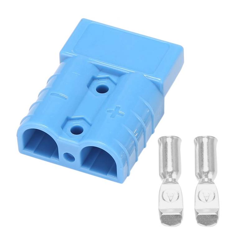 Lanko FüR Anderson Style Stecken Verbinder 50A 600V 6-12AWG Elektrowerkzeug für 6AWG Plattierte Massive Anschluss Stecker Blau von Lanko