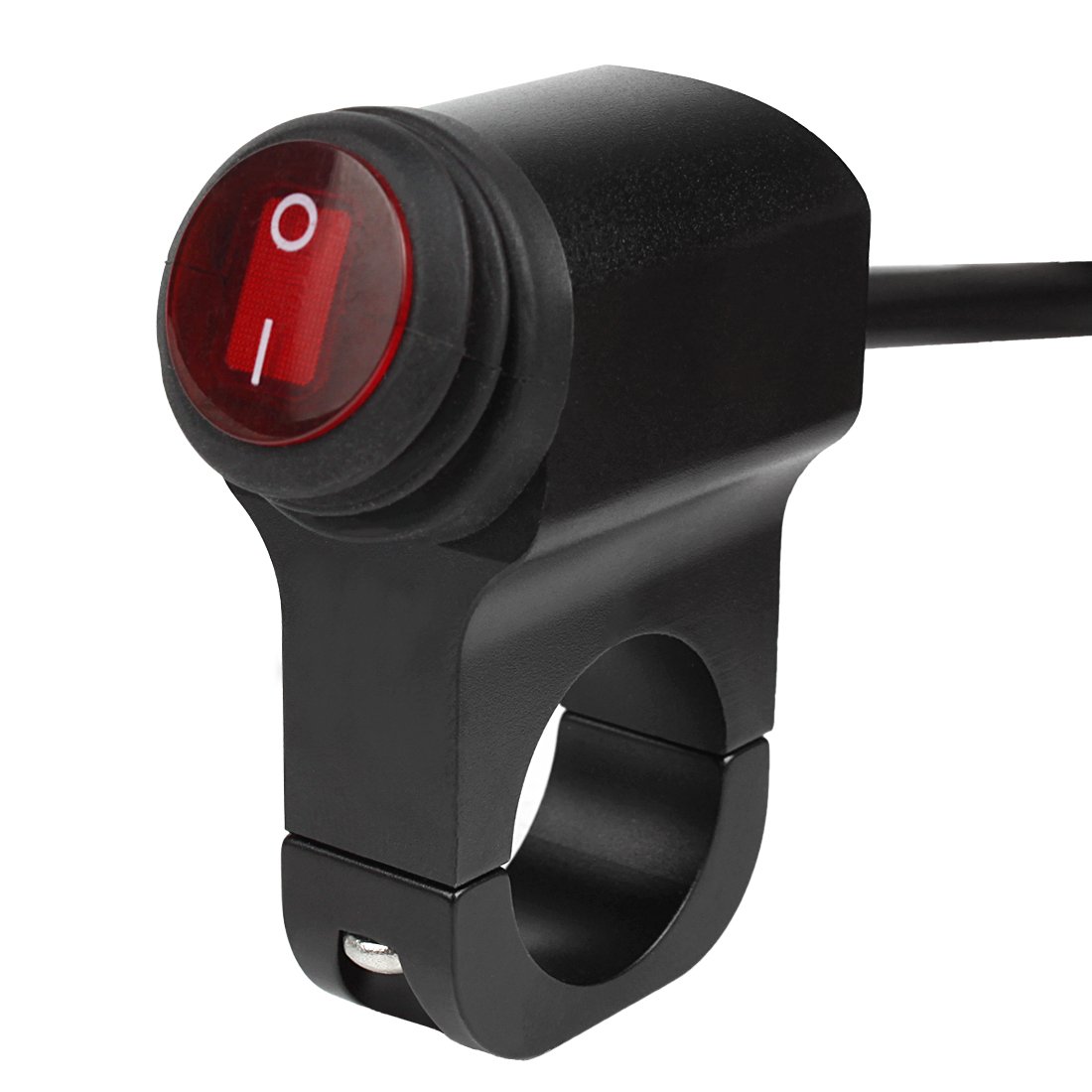 Larcele 12V Schwarz Motorrad Wasserdichte Scheinwerfer Schalter mit Kontrollleuchte SBKG-01 MEHRWEG Larcele 12V Schwarz Motorrad Wasserdichte Scheinwerfer Schalter mit Kontrollleuchte SBKG-01 MEHRWEG von Larcele