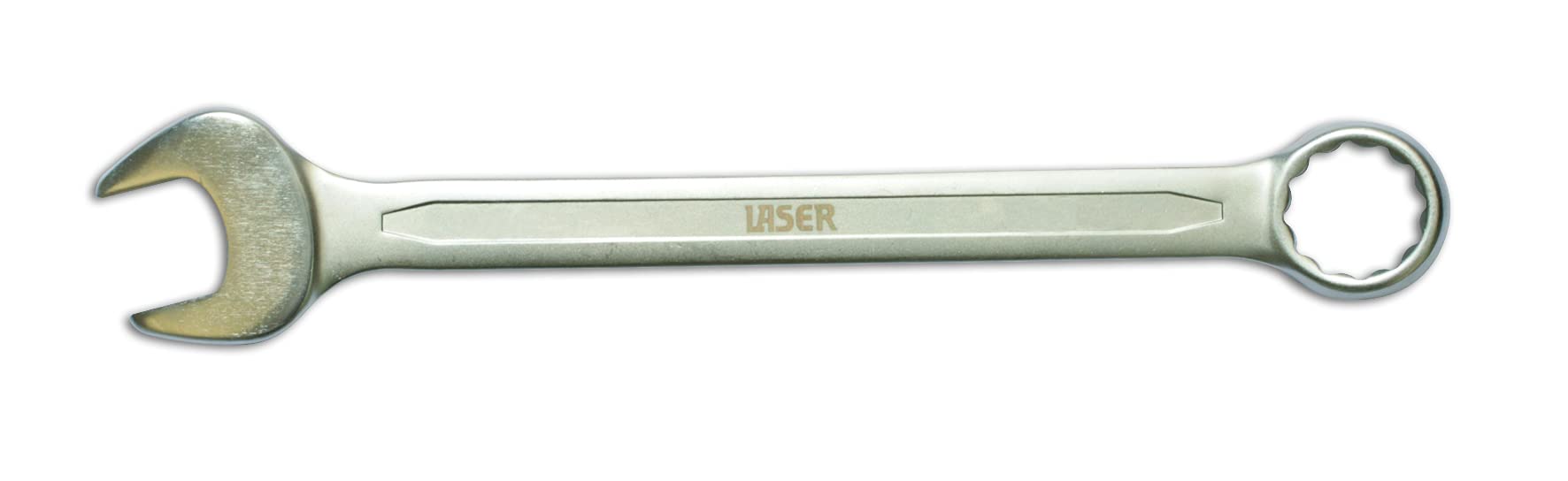 Laser 3073 Kombinationsschlüssel, 25 mm, Satin-Finish von Laser