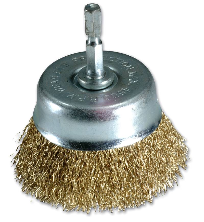 Laser 3147 Cup Brush with Quick Chuck 75mm von Laser