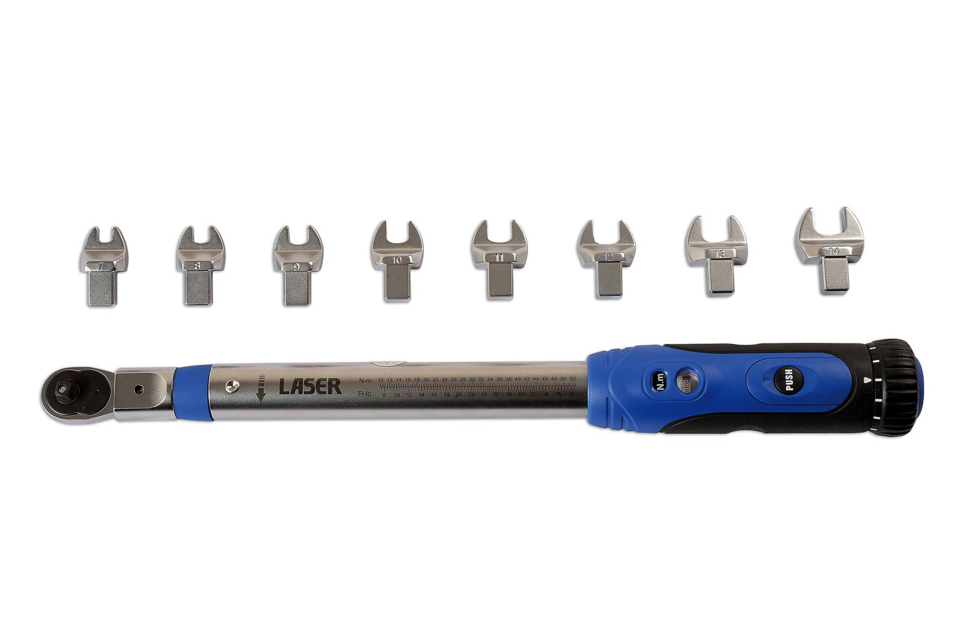 Laser 6167.0 Drehmomentschlüssel, 1/4 Zoll Antrieb, 10-Teilig von Laser