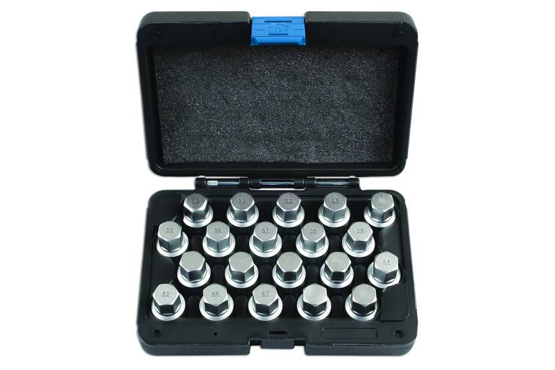 Laser 6662 Locking Wheel Nut Key Set 20pc - for VAG, Porsche von Laser