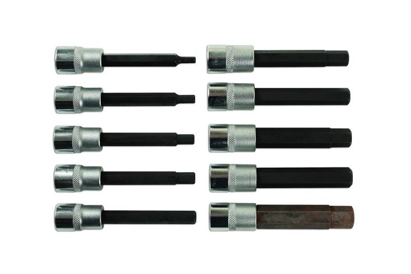 Laser 7163 Long Hex Socket Bit Set 3/8"D 10pc von Laser