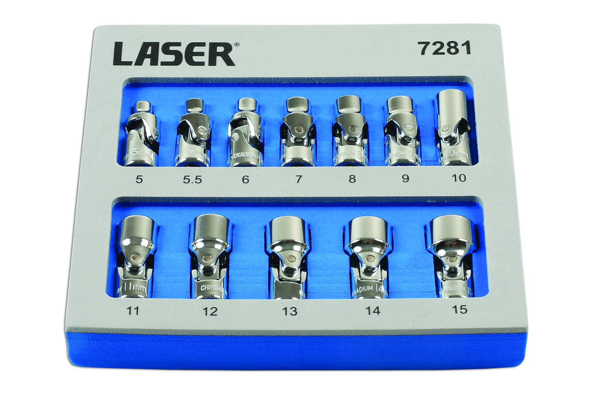 Laser 7281 Universal-Dichtung für Stecknüsse, 1/10,2 cm, Durchmesser 12 Stück von Laser