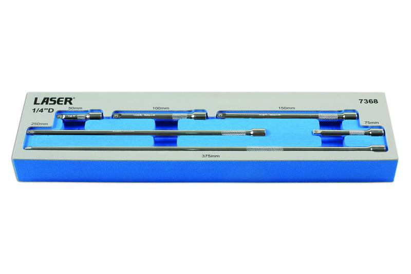 Laser 7368 Extension Bar Set 1/4"D 6pc von Laser