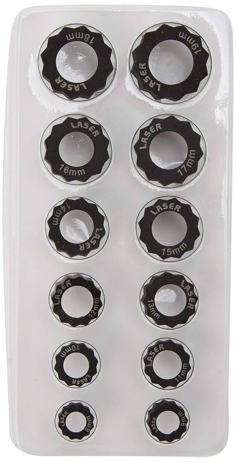 Laser 7524 Damaged Nut/Bolt Extractor Set 12pc von Laser