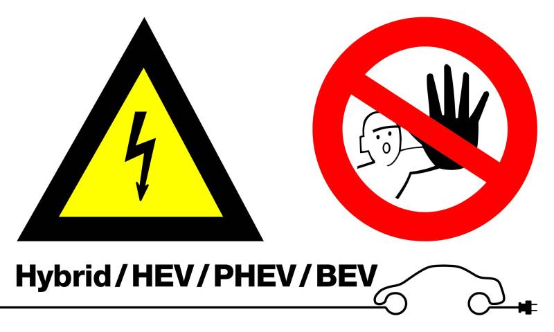 Laser 7576 High Voltage/No Admittance Sign (Without Text) von Laser