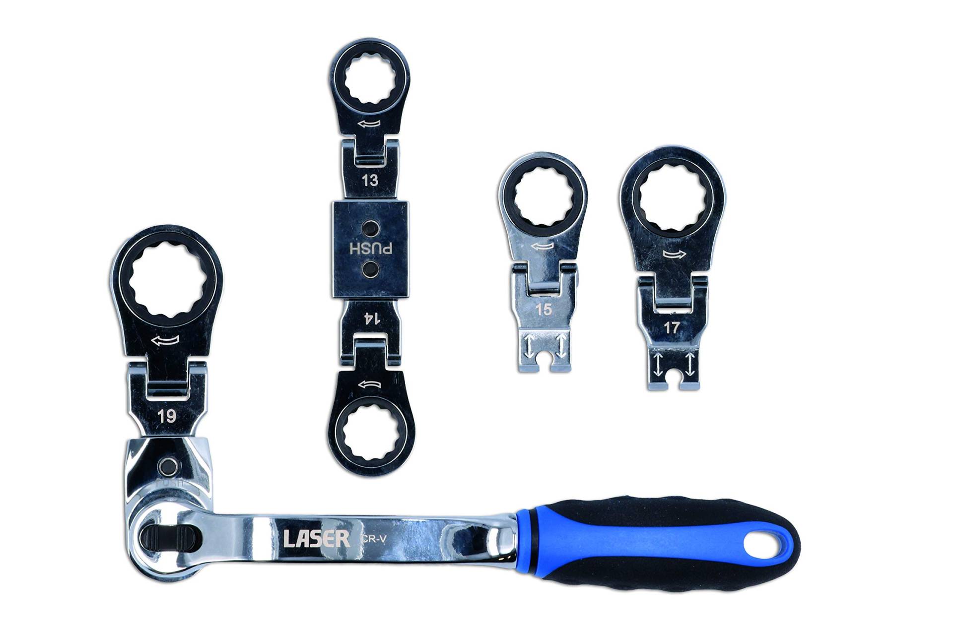 Laser 7863 Multi Head Ratchet Ring Spanner Set Laser 7863 Multi Head Ratchet Ring Spanner Set von Laser