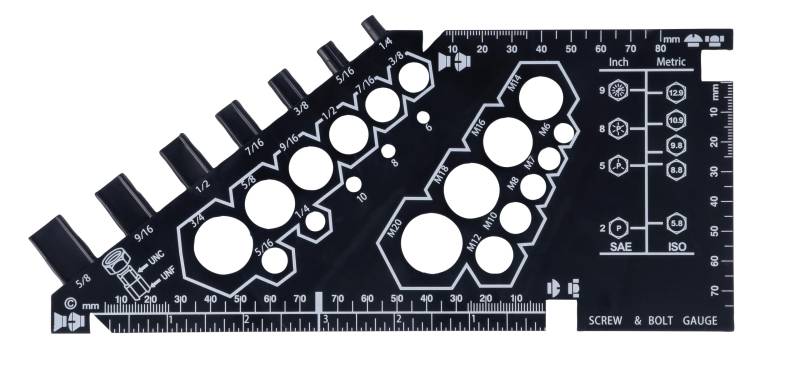 Laser 8251 Messlehre für Muttern, Schrauben und Schrauben von Laser