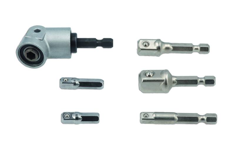 Laser 8441 Angled Drill Adaptor Set 6pc von Laser