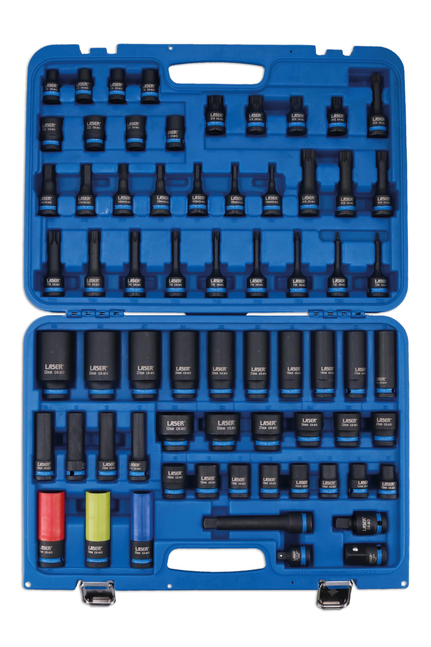 Laser 8987 Impact Bit Socket Set 1/2" D 67pc Laser 8987 Impact Bit Socket Set 1/2" D 67pc von Laser