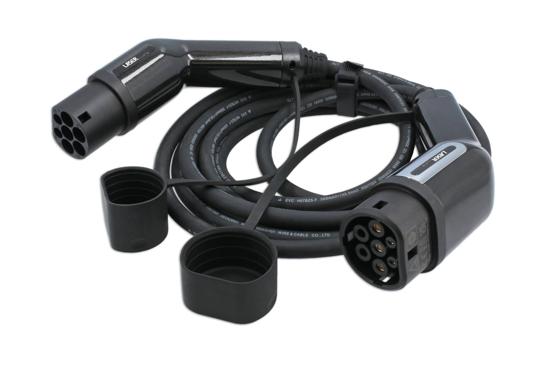Laser 9105 EV Charging Cable - 32A Single Phase T2 Female-T2 Male 7kW IP65 Laser 9105 EV Charging Cable - 32A Single Phase T2 Female-T2 Male 7kW IP65 von Laser