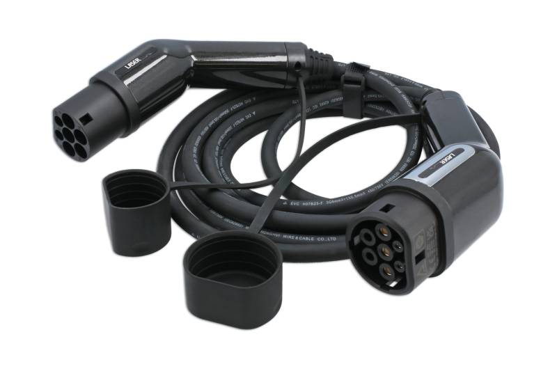Laser 9105 EV Charging Cable - 32A Single Phase T2 Female-T2 Male 7kW IP65 von Laser