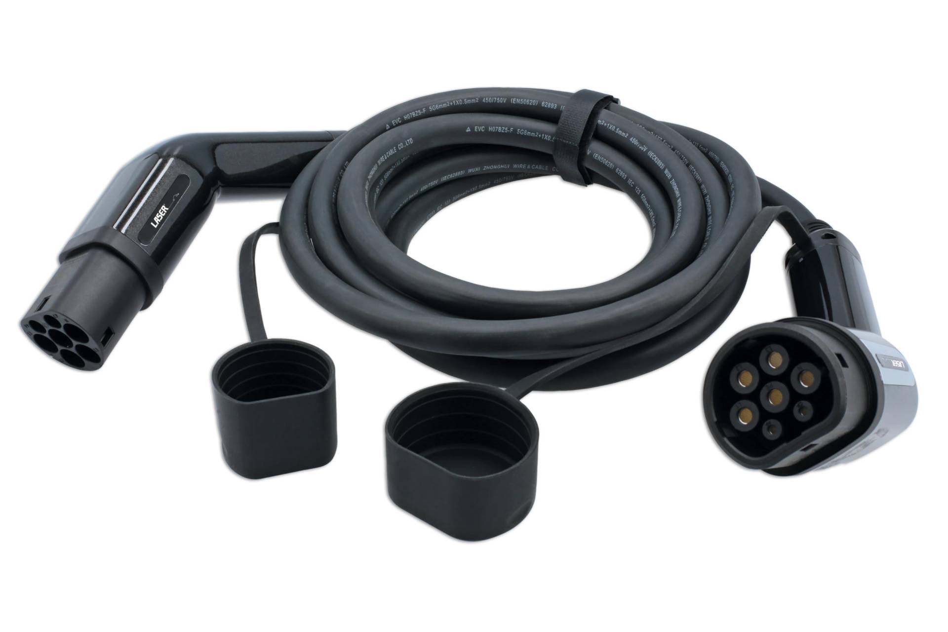 Laser 9106 EV Charging Cable - 32A Three Phase T2 Female-T2 Male 22kW IP65 Laser 9106 EV Charging Cable - 32A Three Phase T2 Female-T2 Male 22kW IP65 von Laser