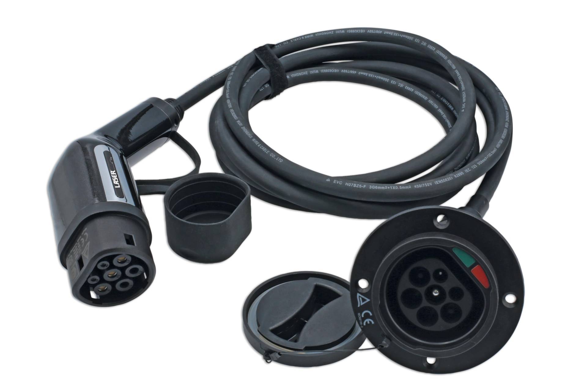Laser 9110 EV Charging Extension Cable - 32A Single Phase T2 Female-T2 Male IP65 Laser 9110 EV Charging Extension Cable - 32A Single Phase T2 Female-T2 Male IP65 von Laser
