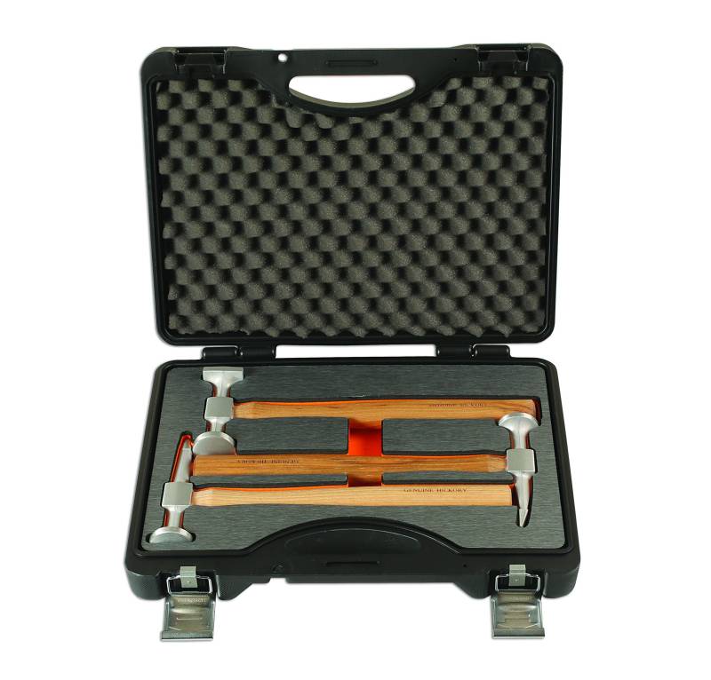 LASER TOOLS PowerTec 92451 Aluminium-Hammer-Set, 3-teilig von Powertec