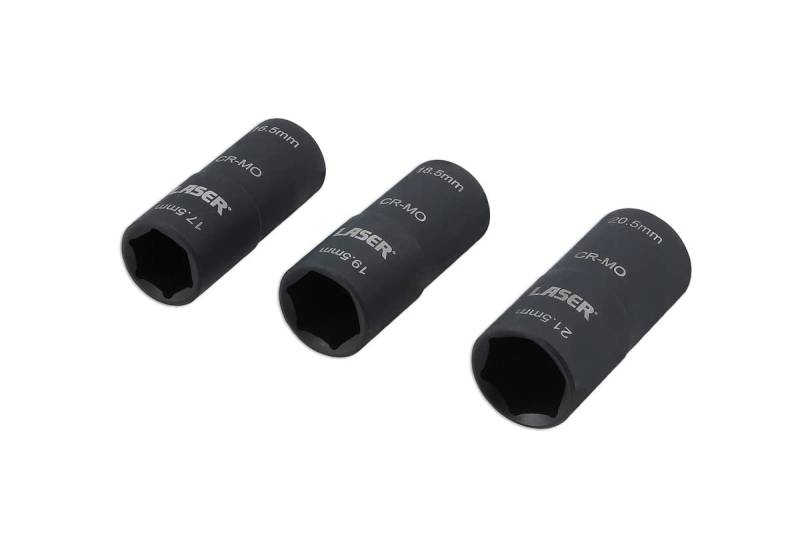 Laser 8214 Double Ended Damaged Wheel Nut Socket Set 3pc Laser 8214 Double Ended Damaged Wheel Nut Socket Set 3pc von Laser