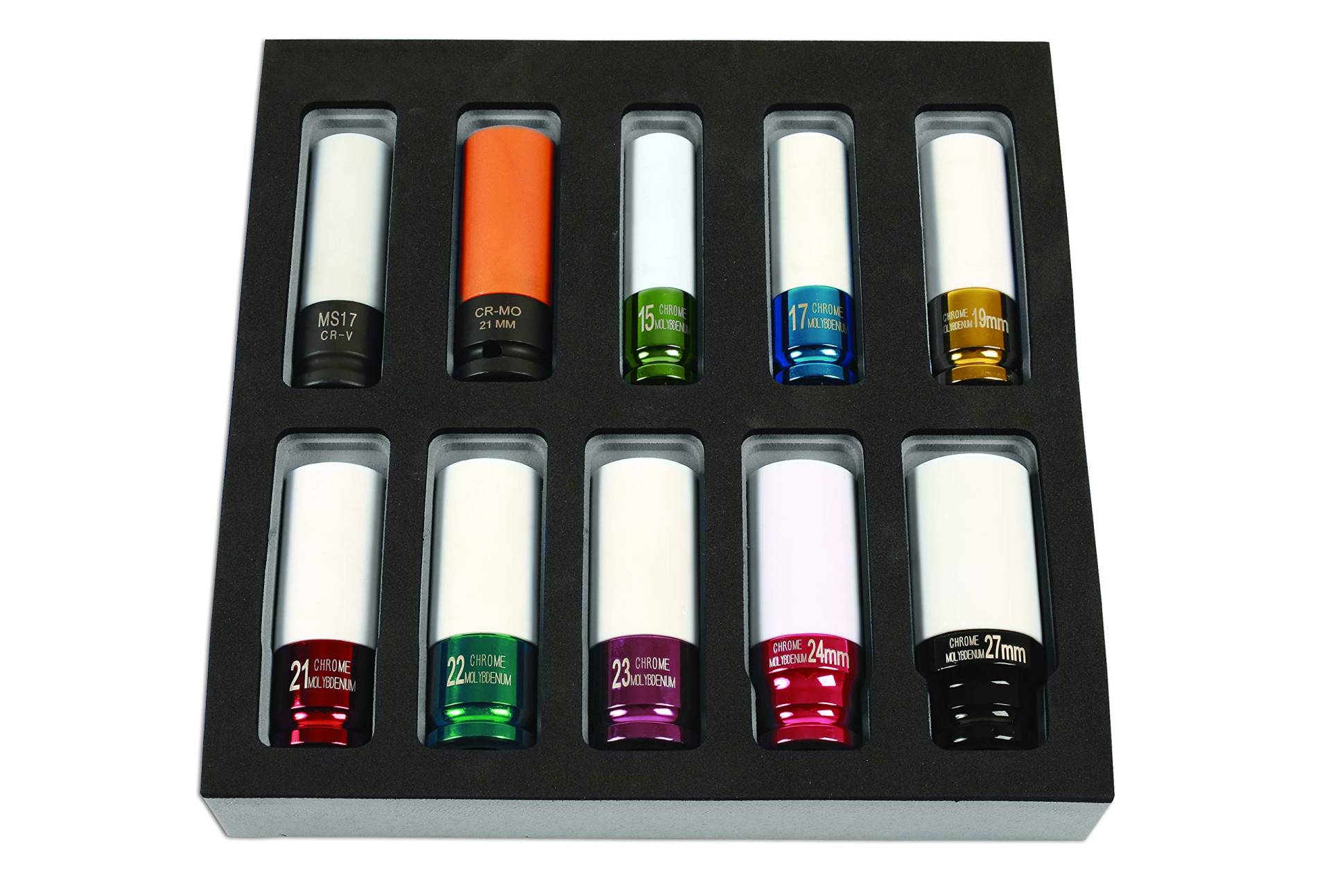Laser Tools-Alloy Radmutter Master Kit 1/2 D 10pc-7125 Laser Tools-Alloy Radmutter Master Kit 1/2 D 10pc-7125 von Laser