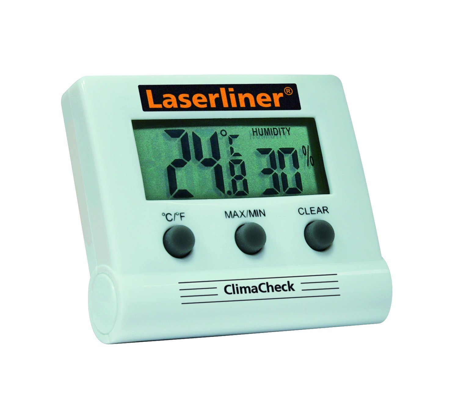 Laserliner Unbekannt 082.028A Luftfeuchtemessgeraet (Hygrometer) ClimaCheck 20% 99% rF kalibriert: Werksstandard (oh, Einheitsgröße, Multi von Laserliner