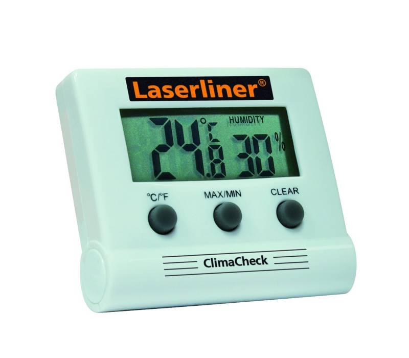 Laserliner Unbekannt 082.028A Luftfeuchtemessgeraet (Hygrometer) ClimaCheck 20% 99% rF kalibriert: Werksstandard (oh, Einheitsgröße, Multi von Laserliner