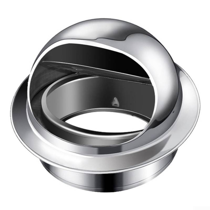 Rundes Auspuffgitter aus Edelstahl zur Optimierung der Luftzirkulation und hält Schädlinge fern (150 mm) von Lastdaytime