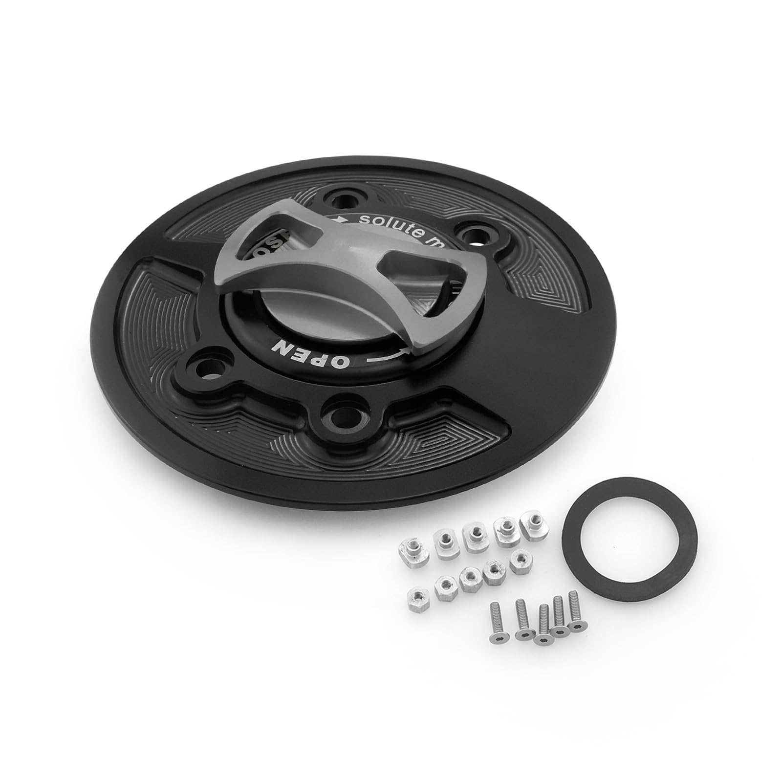 Lavitin Motorrad-Kraftstoff -Tank -Kappe CNC Aluminium -Kraftstoffabdeckung Universal für S1000R S1000RR M1000RR HP4 R1200GS/R/S R NEIN T (Titanium) von Lavitin